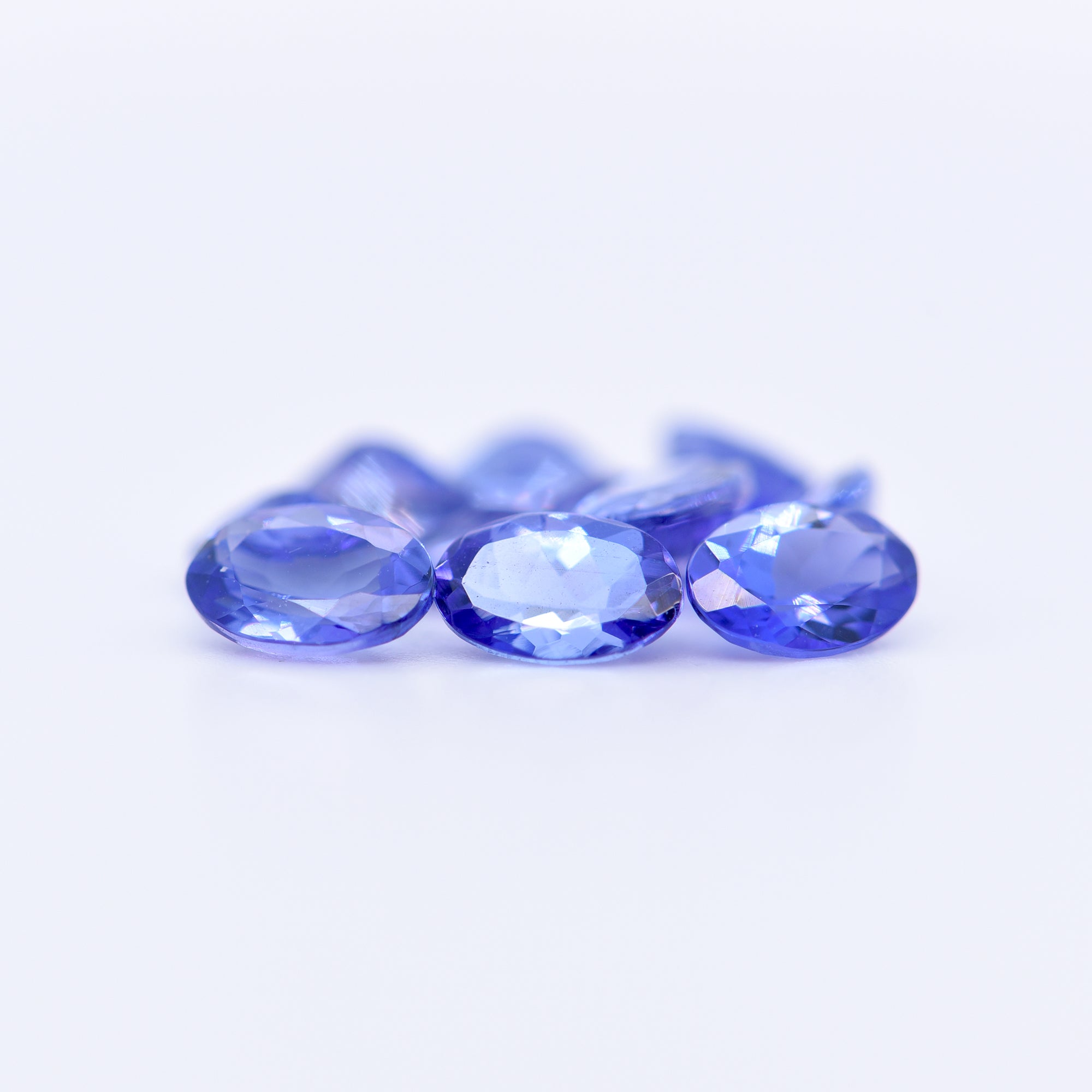 6x4 Oval Faceted Blue Tanzanite