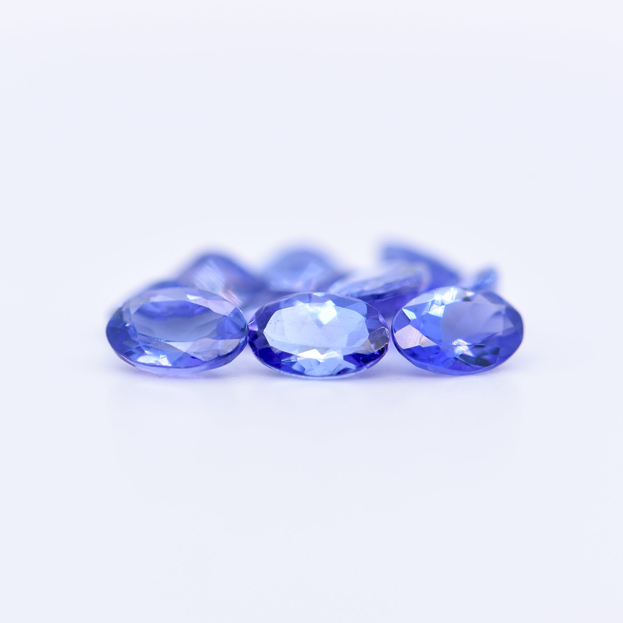 6x4 Oval Faceted Blue Tanzanite