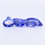 7x5 Oval Faceted Blue Tanzanite