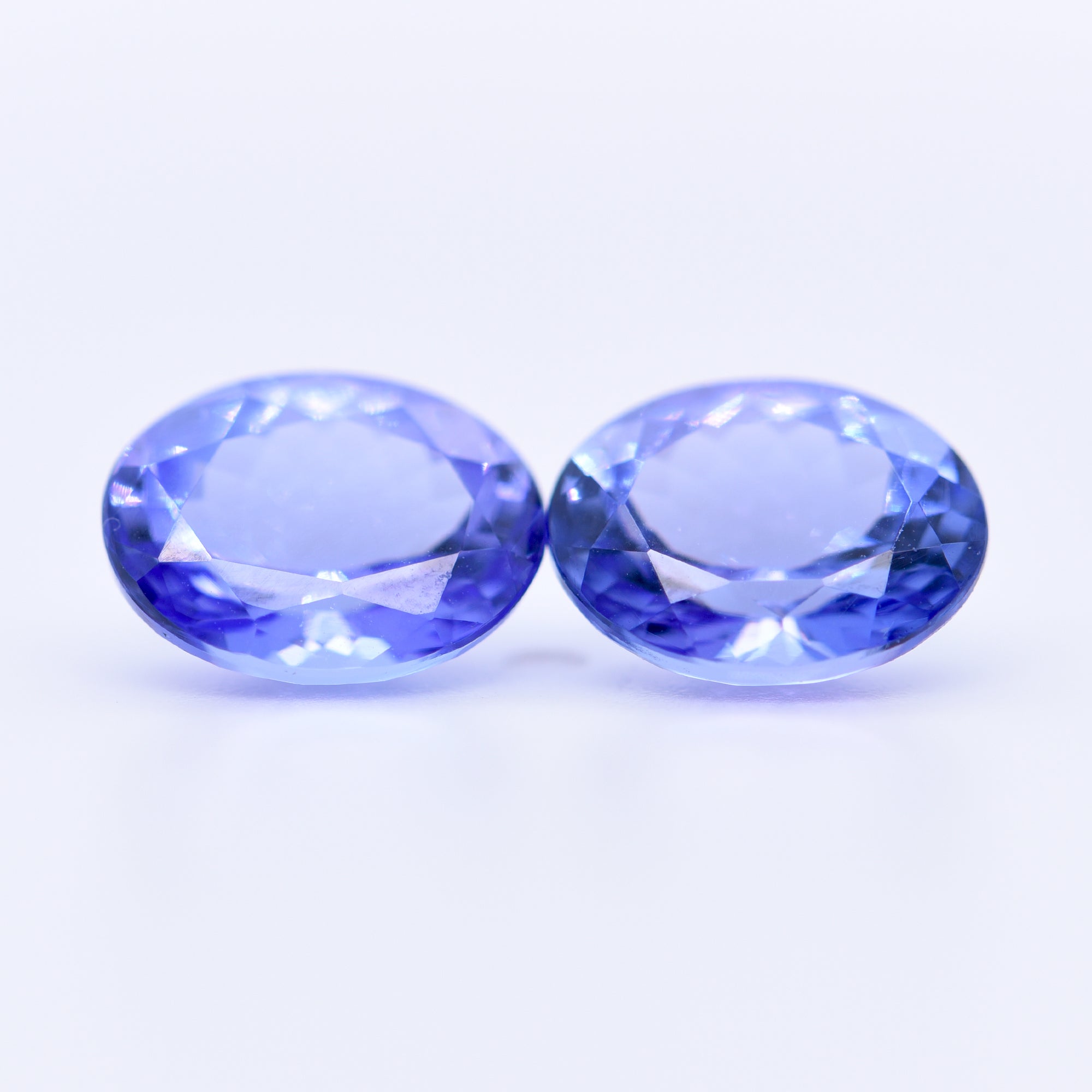 10x8 Oval Faceted Blue Tanzanite