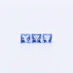 3x3 Square Princess Cut Blue Tanzanite