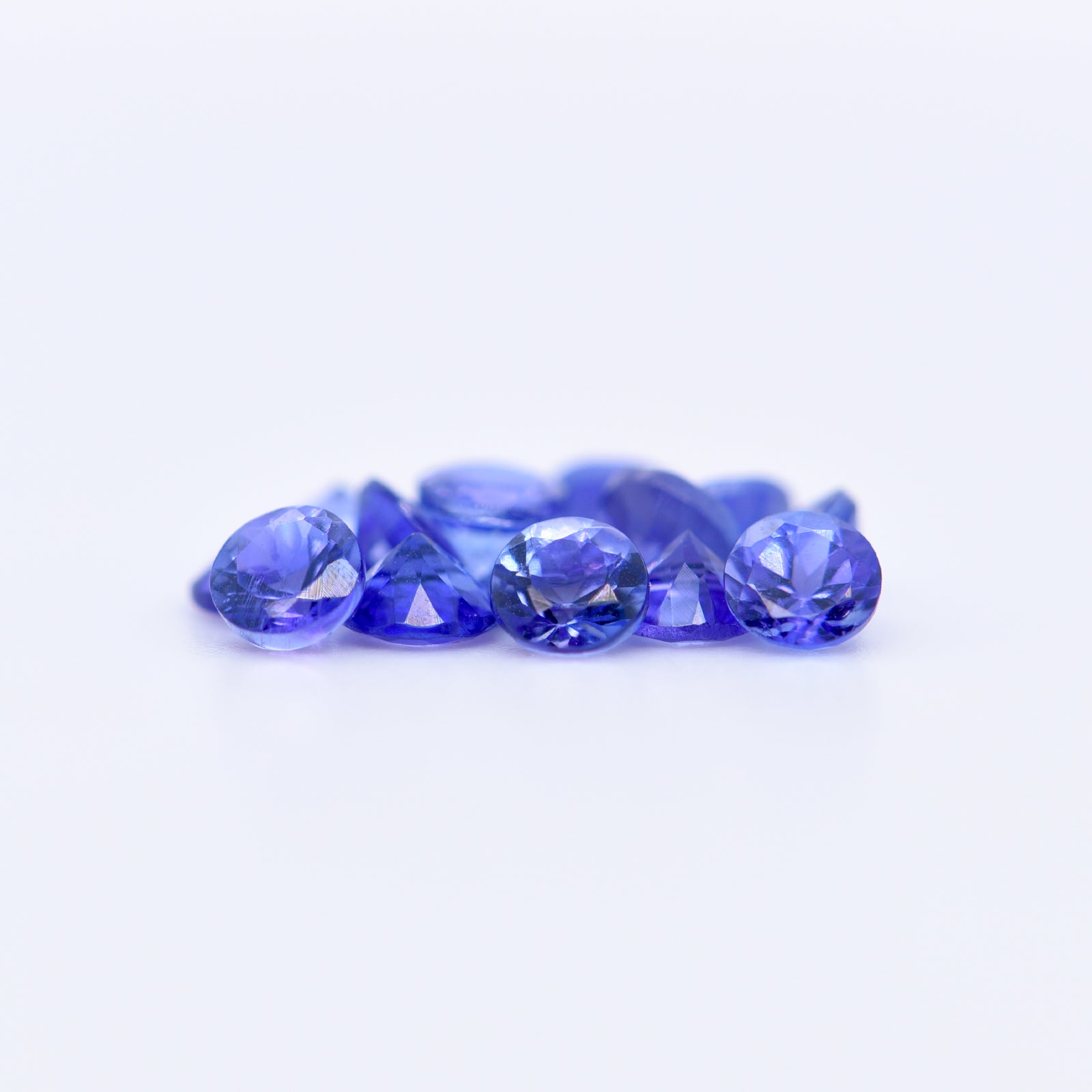 3.5mm Round Faceted Blue Tanzanite