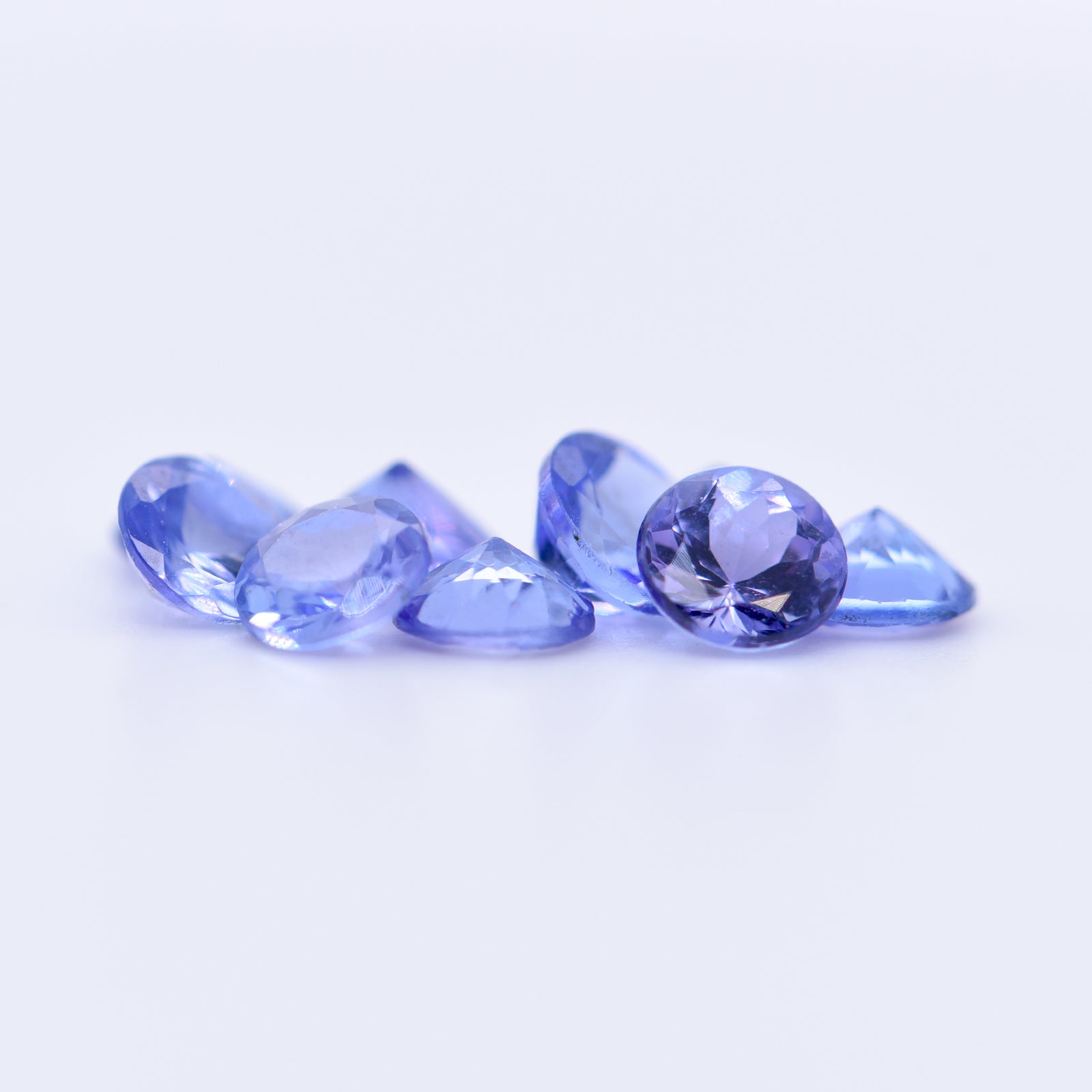 4.5mm Round Faceted Blue Tanzanite