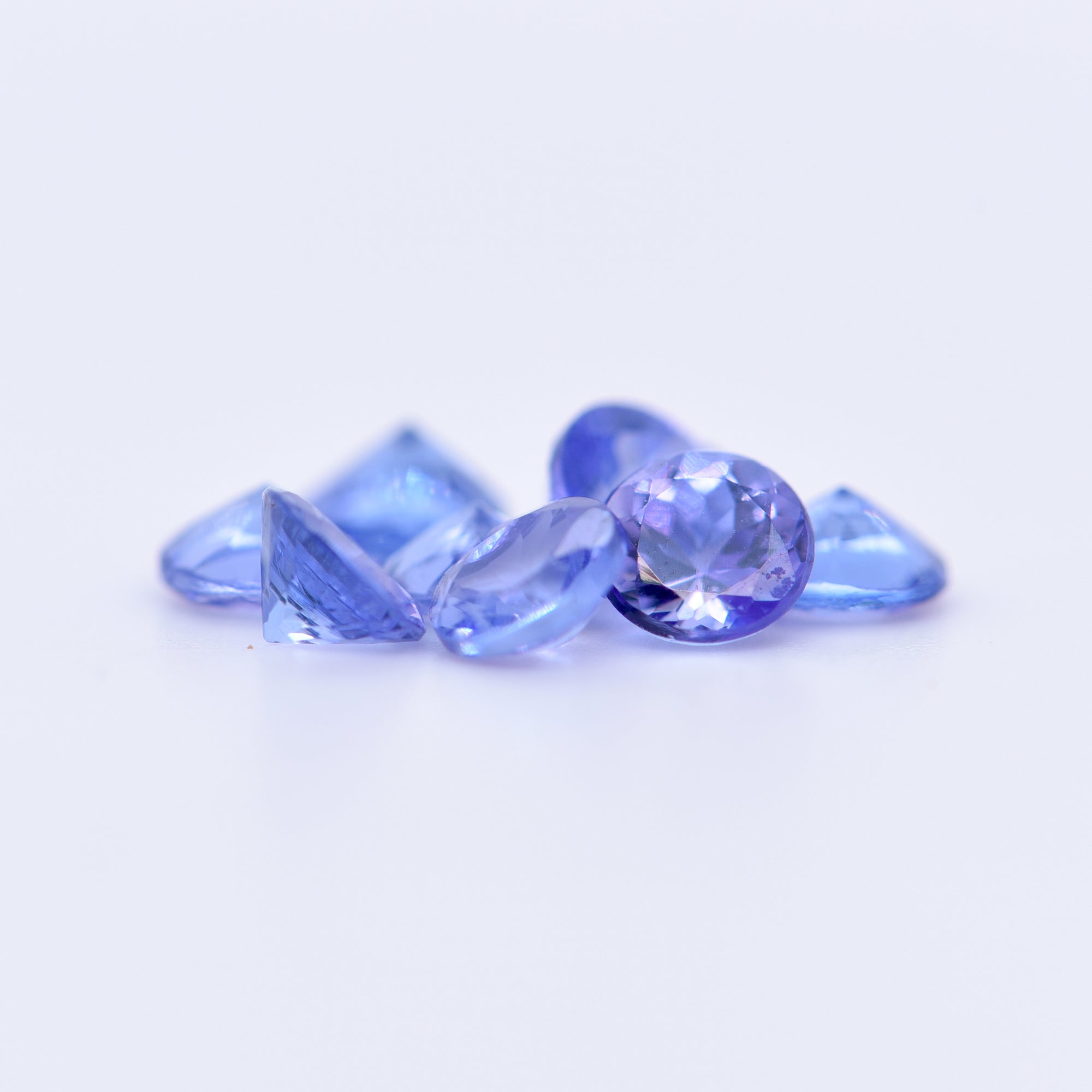 4.5mm Round Faceted Blue Tanzanite