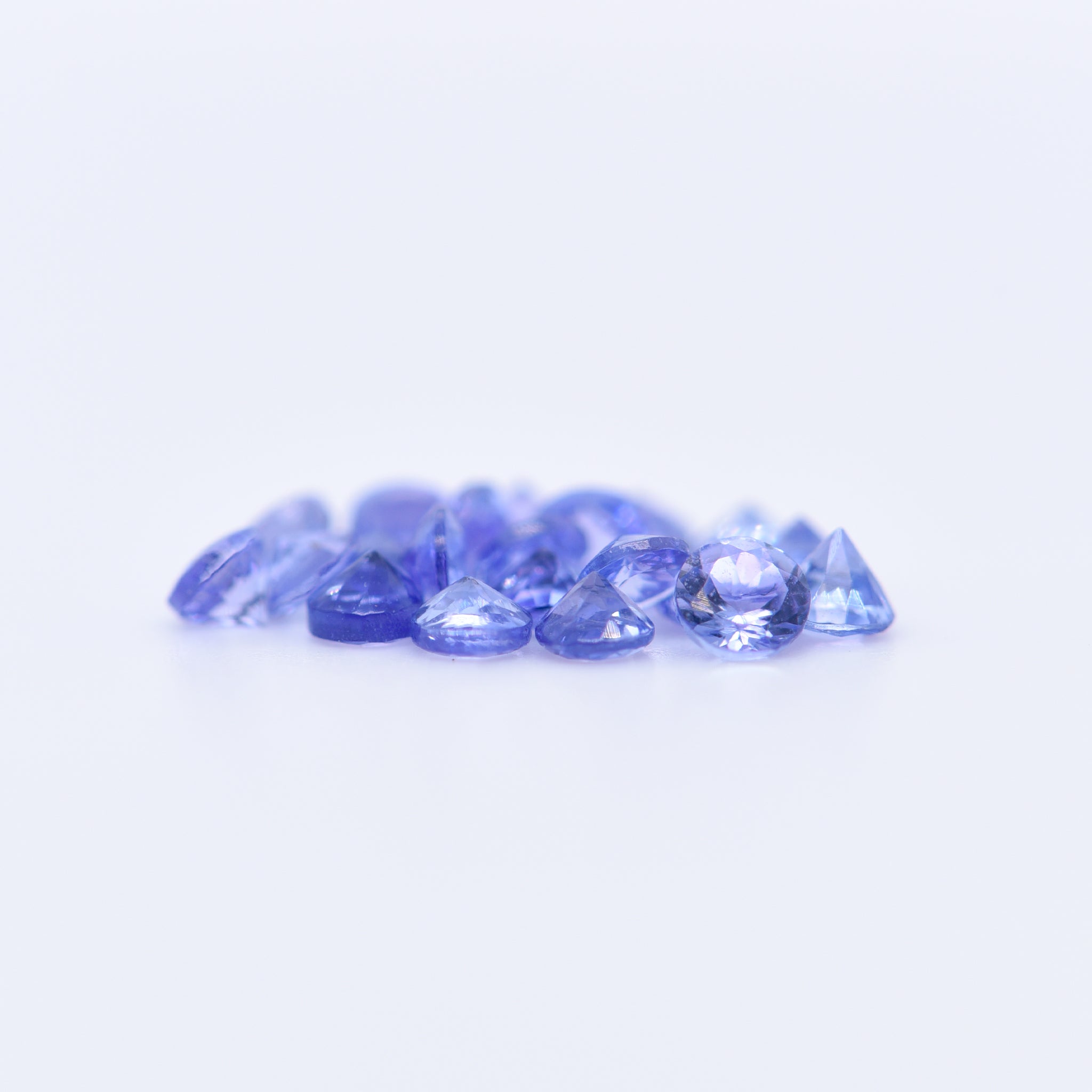 2.75mm Round Faceted Blue Tanzanite