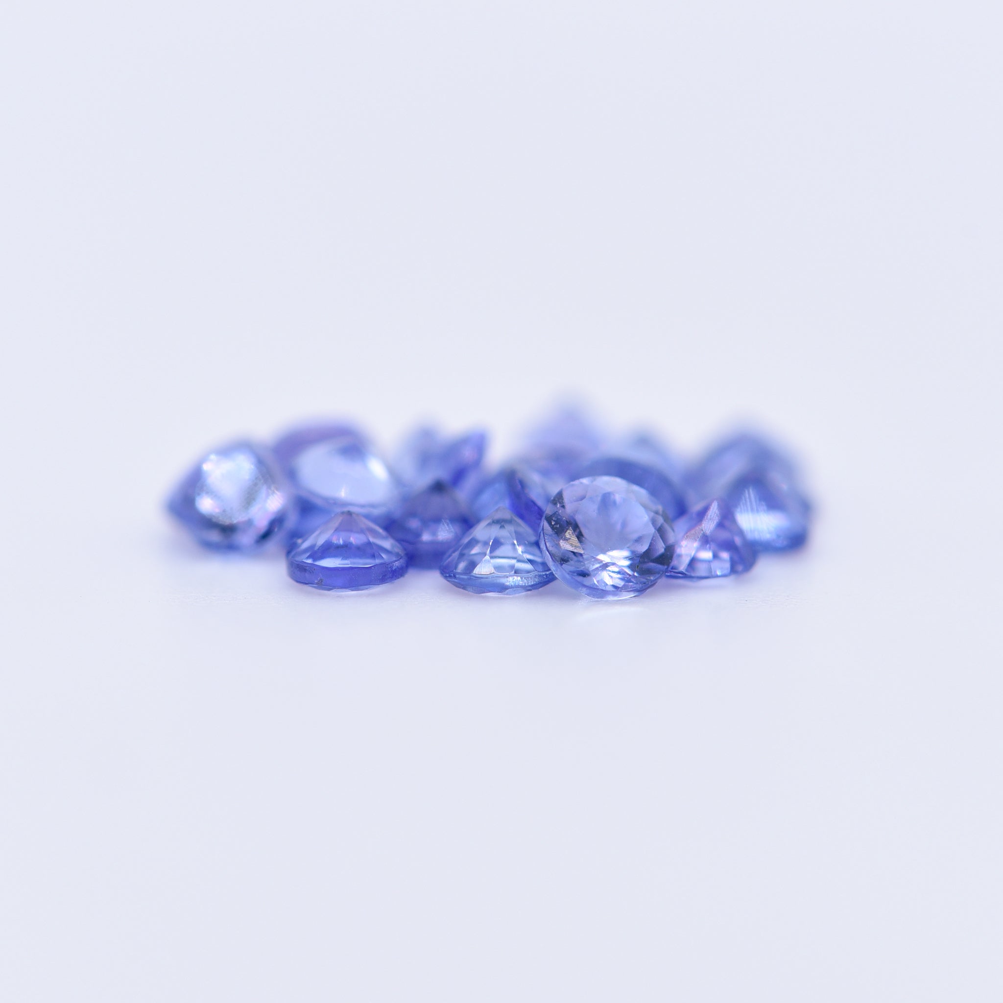 2.75mm Round Faceted Blue Tanzanite