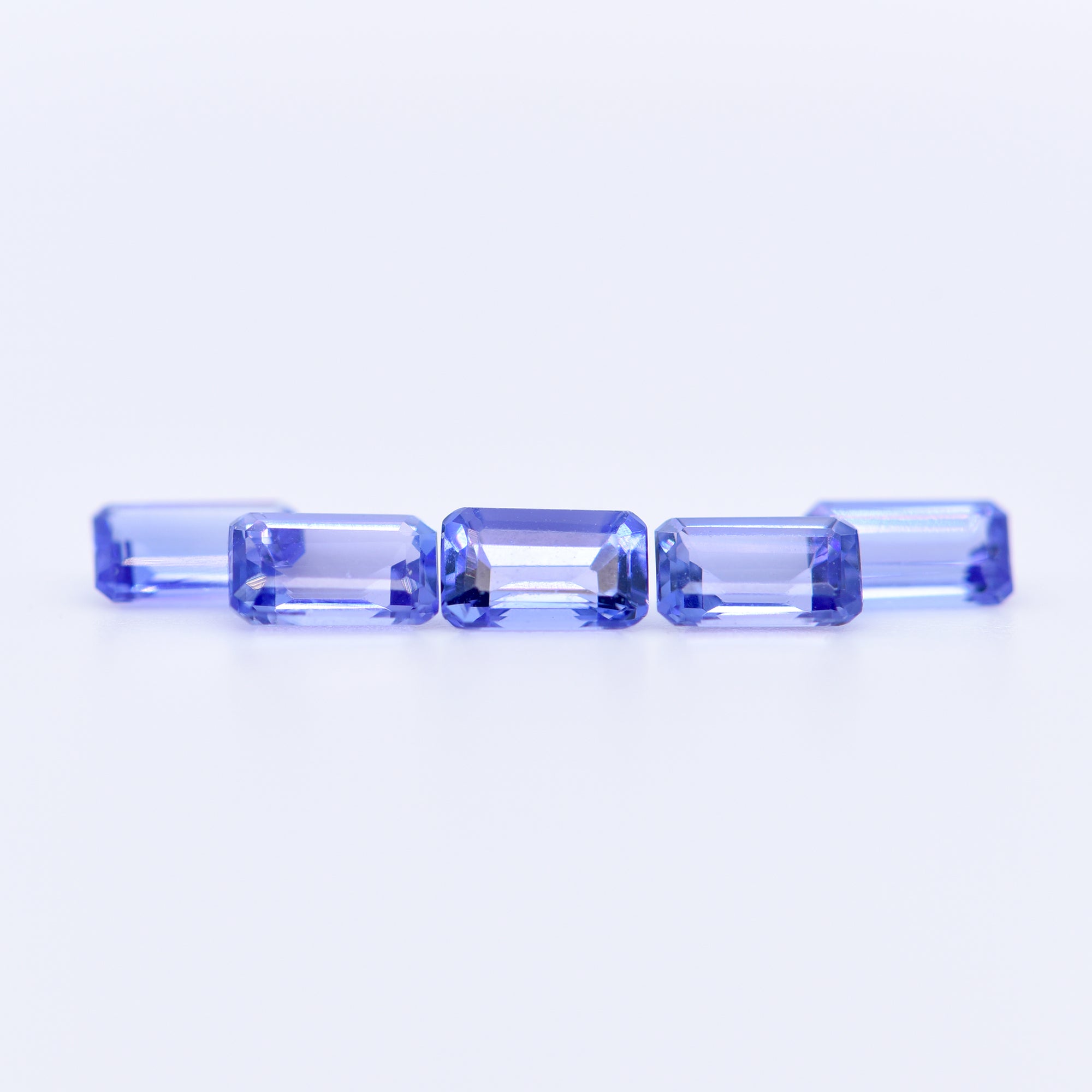 5x3 Octagon Blue Tanzanite