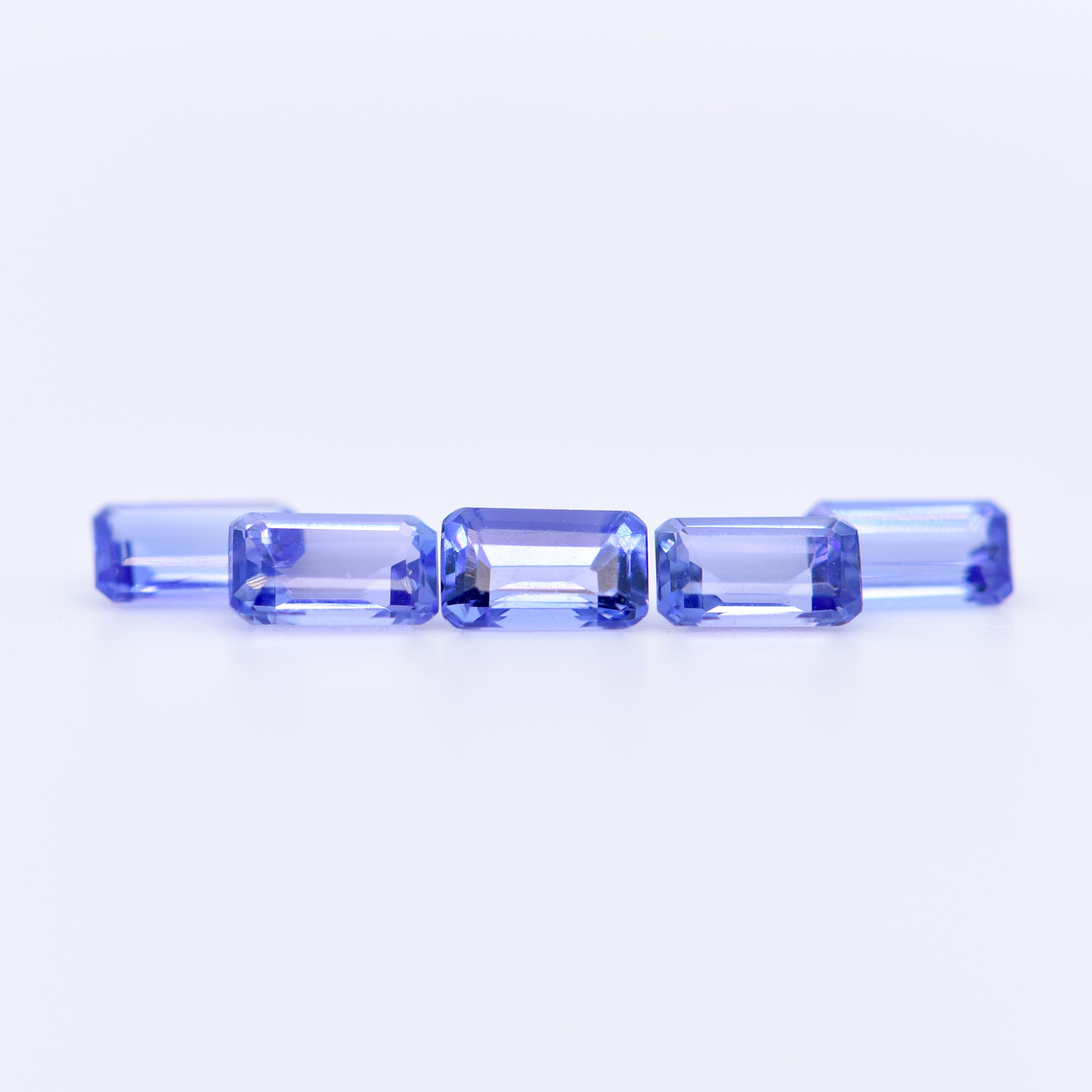 5x3 Octagon Blue Tanzanite