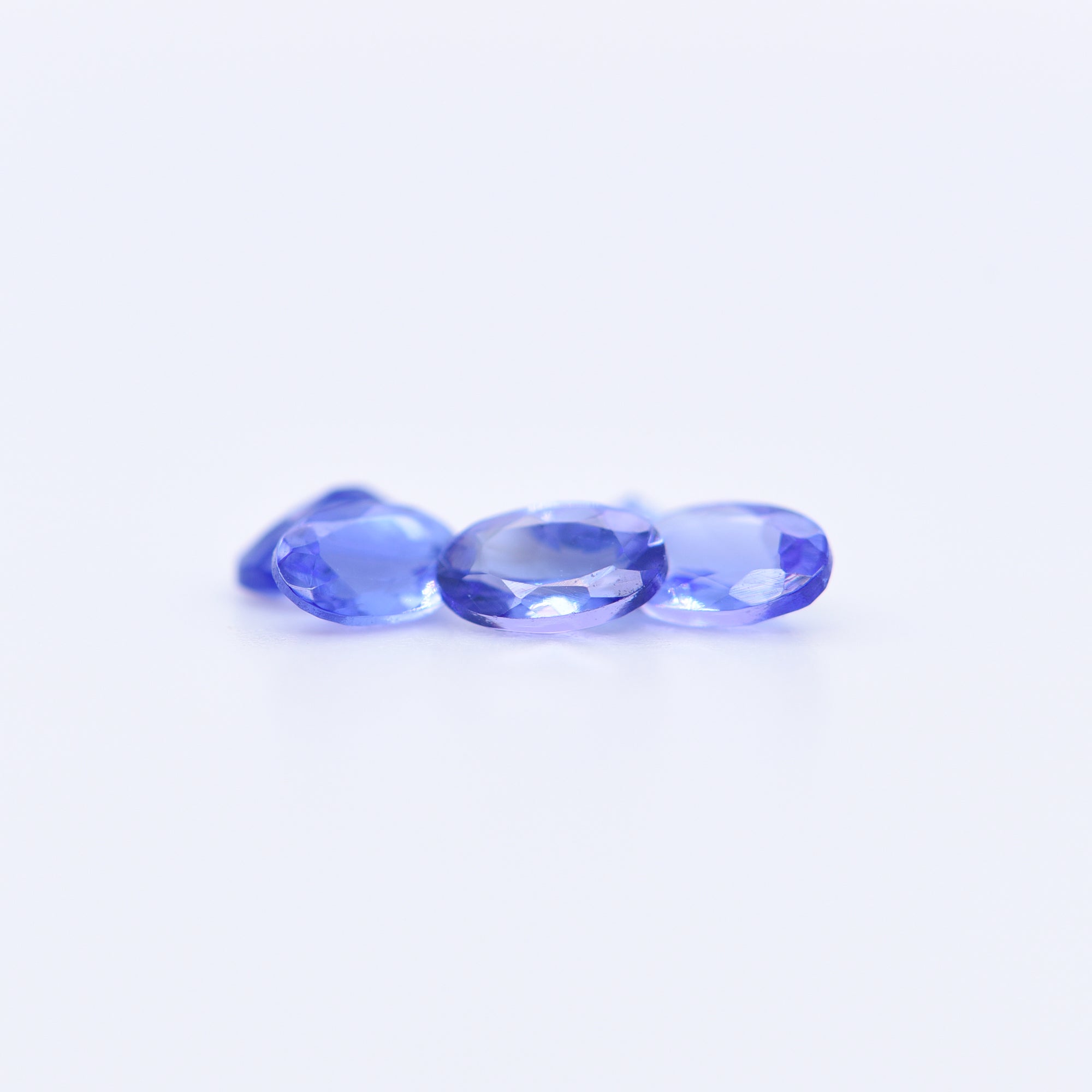 5x3 Oval Faceted Blue Tanzanite