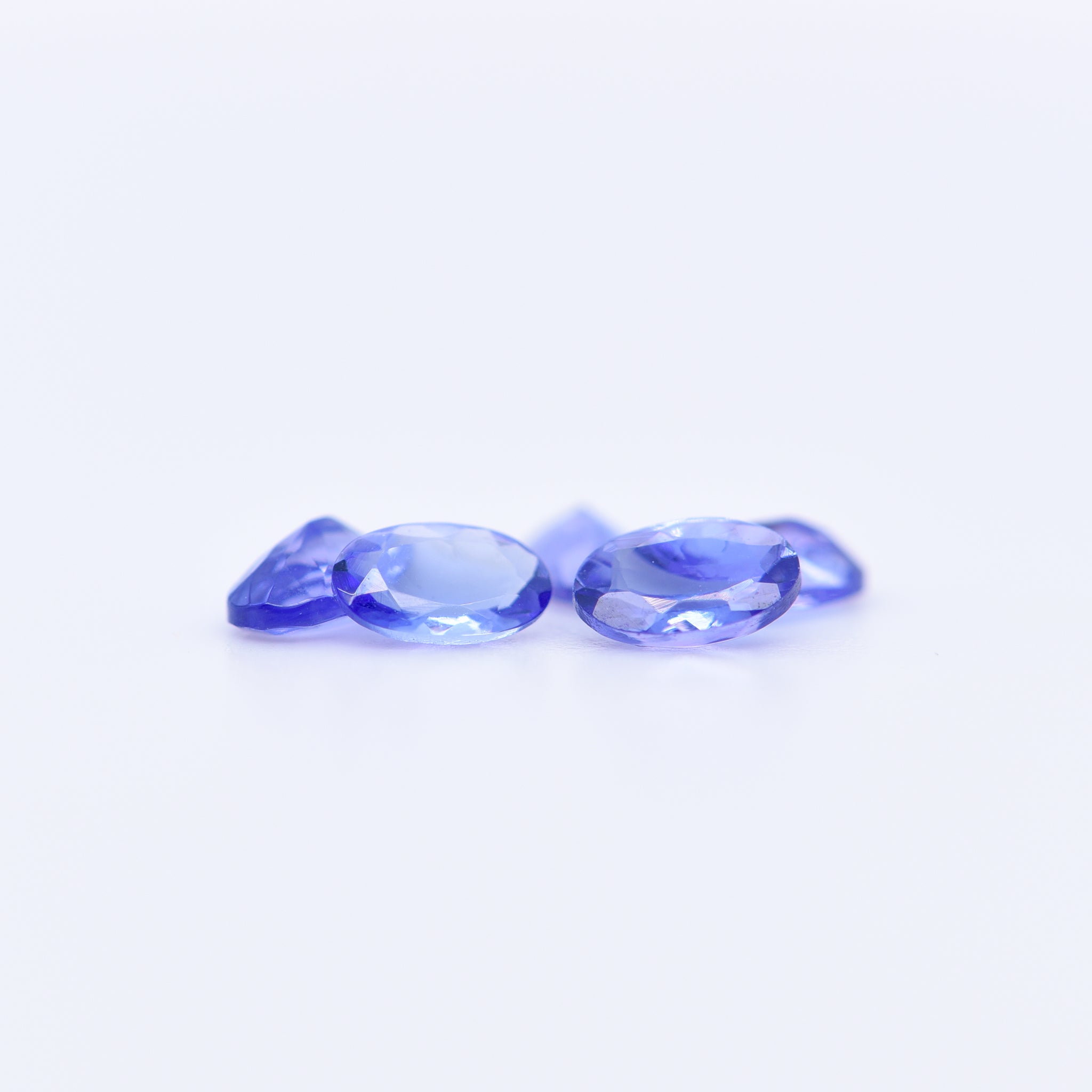 5x3 Oval Faceted Blue Tanzanite