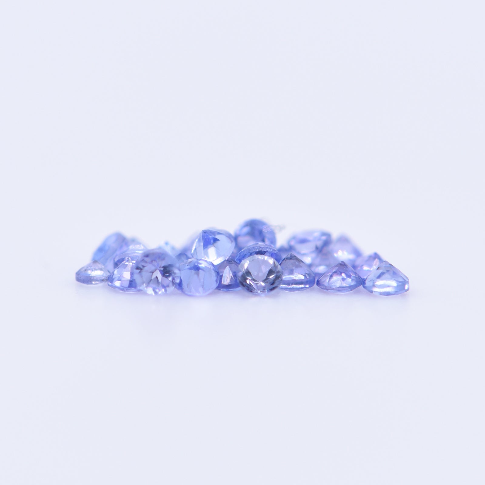 1.75mm Round Faceted Blue Tanzanite