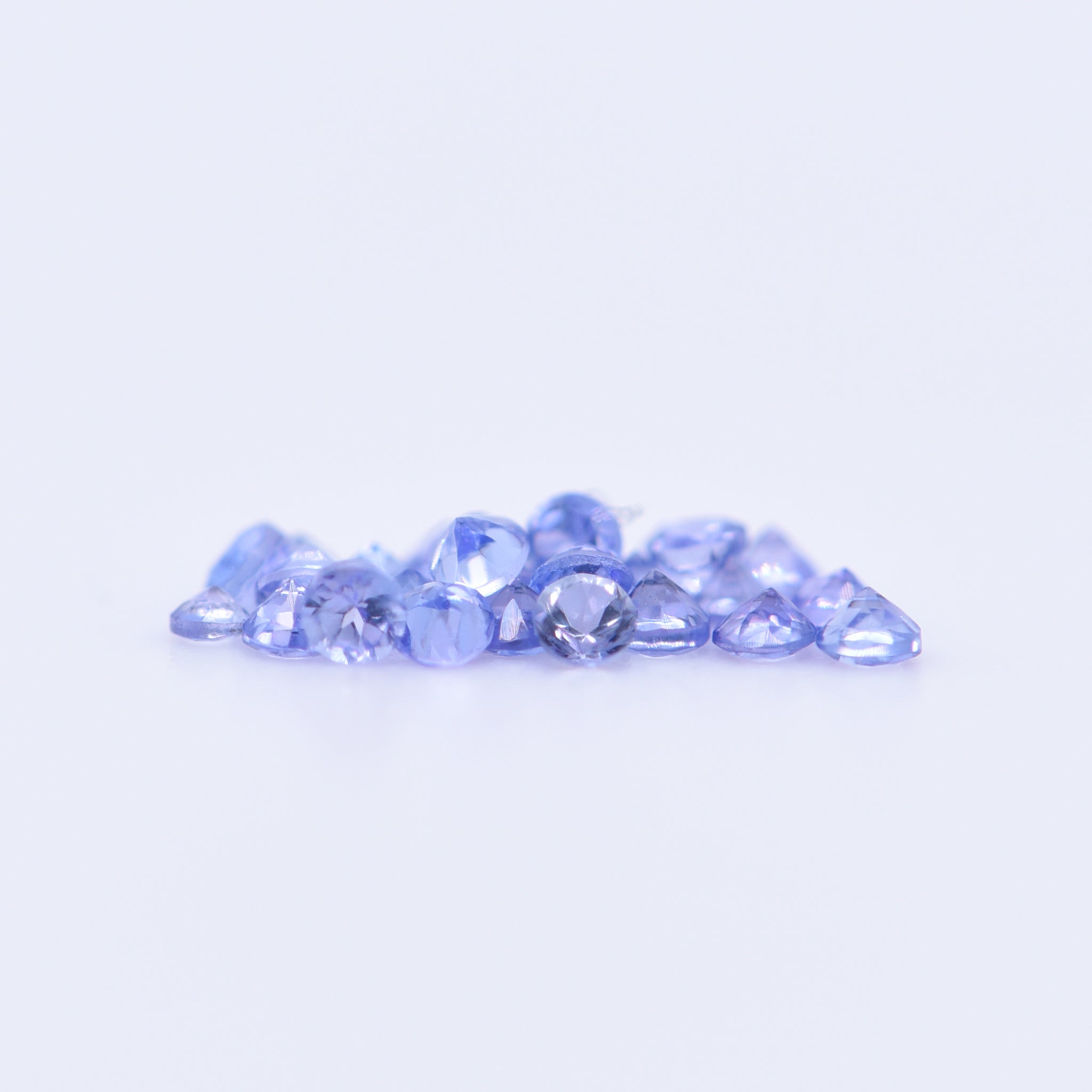 1.75mm Round Faceted Blue Tanzanite