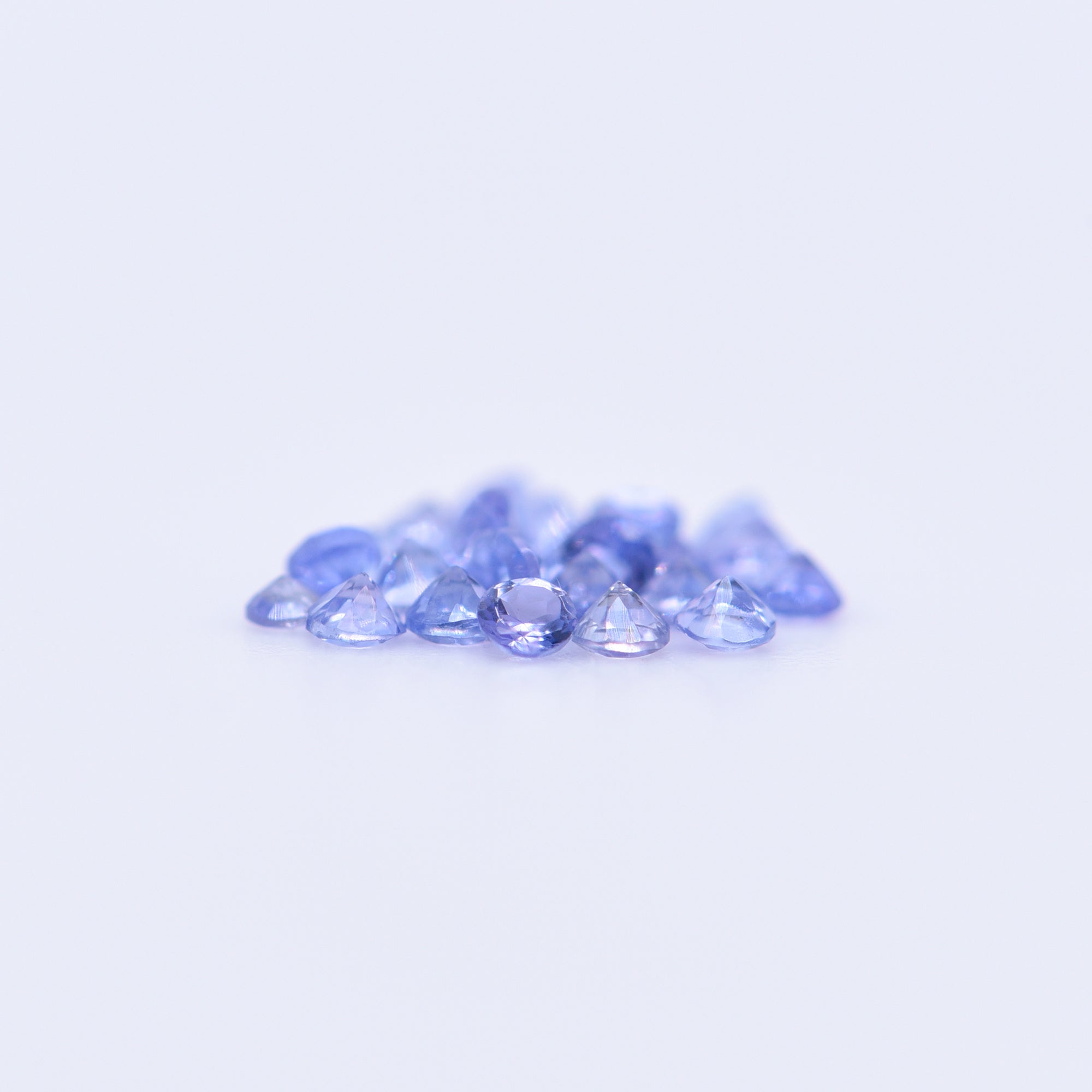 1.75mm Round Faceted Blue Tanzanite