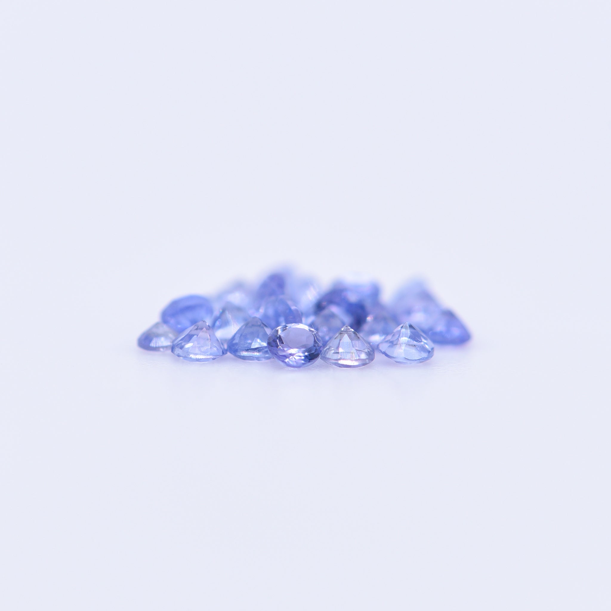 1.75mm Round Faceted Blue Tanzanite