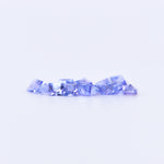 2x2 Square Princess Cut Purple Tanzanite