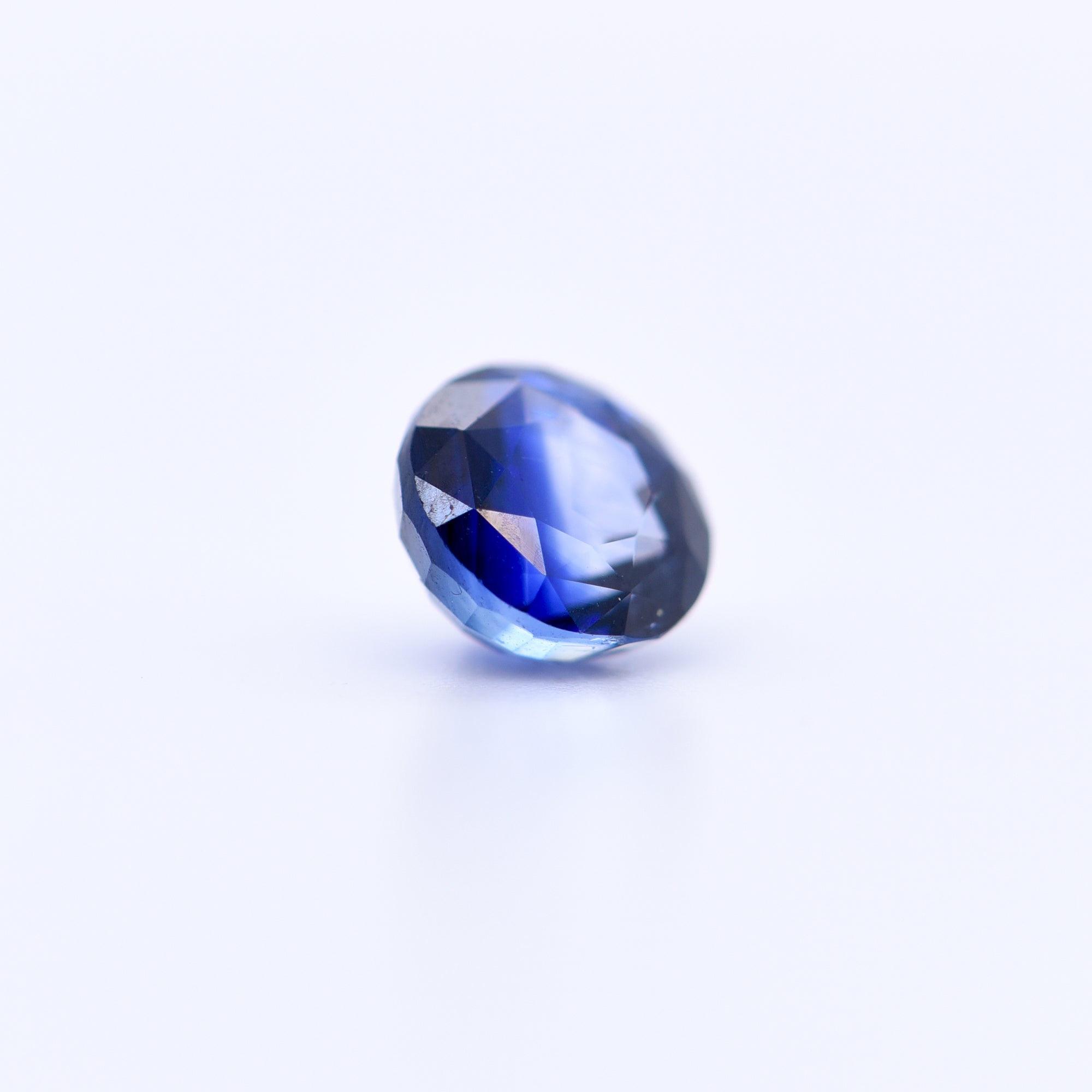 6mm Round Faceted Blue Sapphires