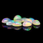 7x5 Oval Cabochon White Welo Opal