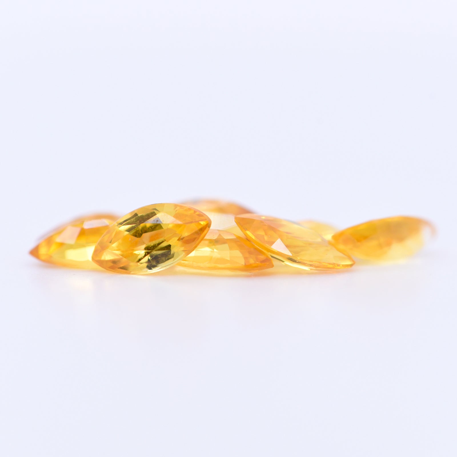 6x3 Marquise Faceted Yellow Sapphires