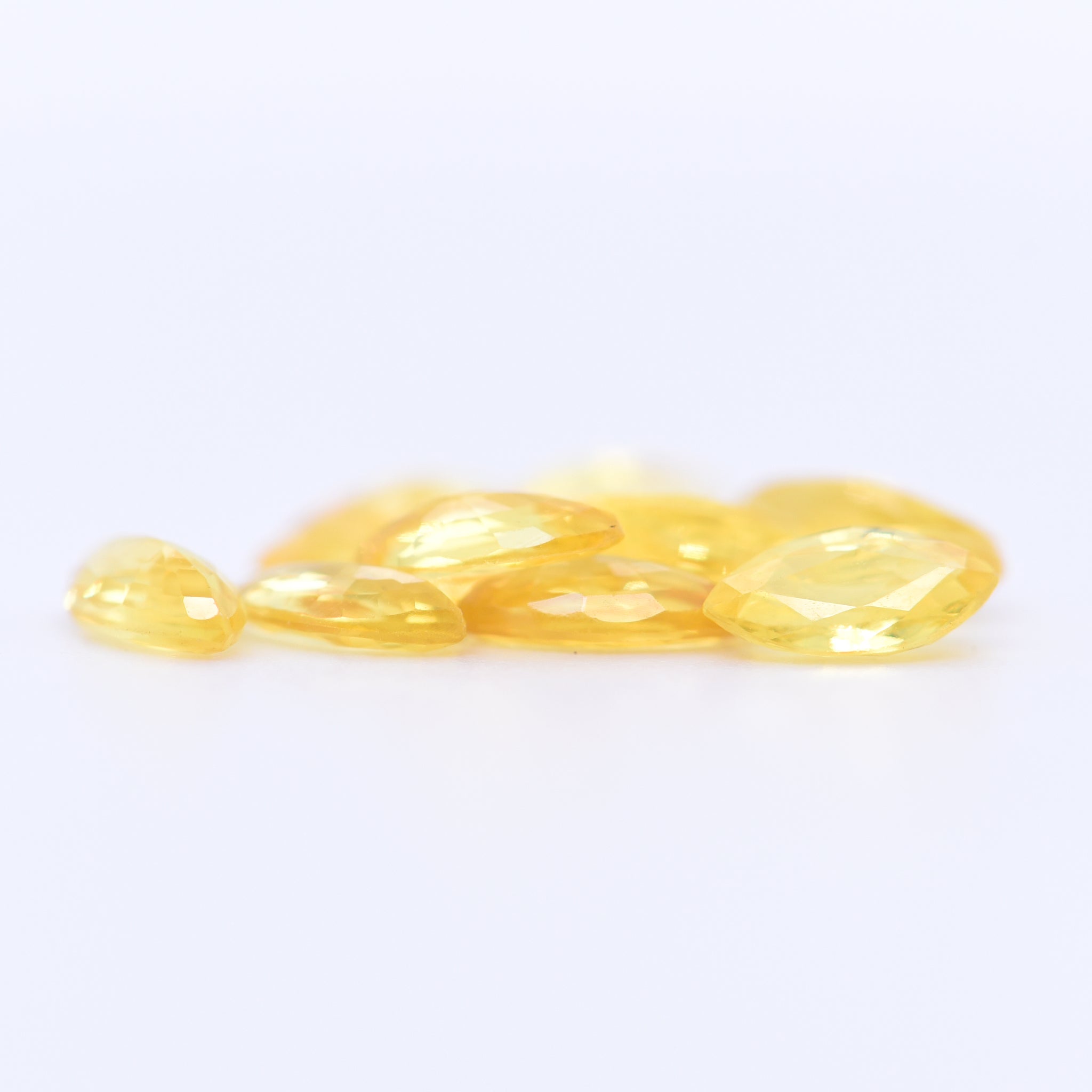 6x3 Marquise Faceted Yellow Sapphires