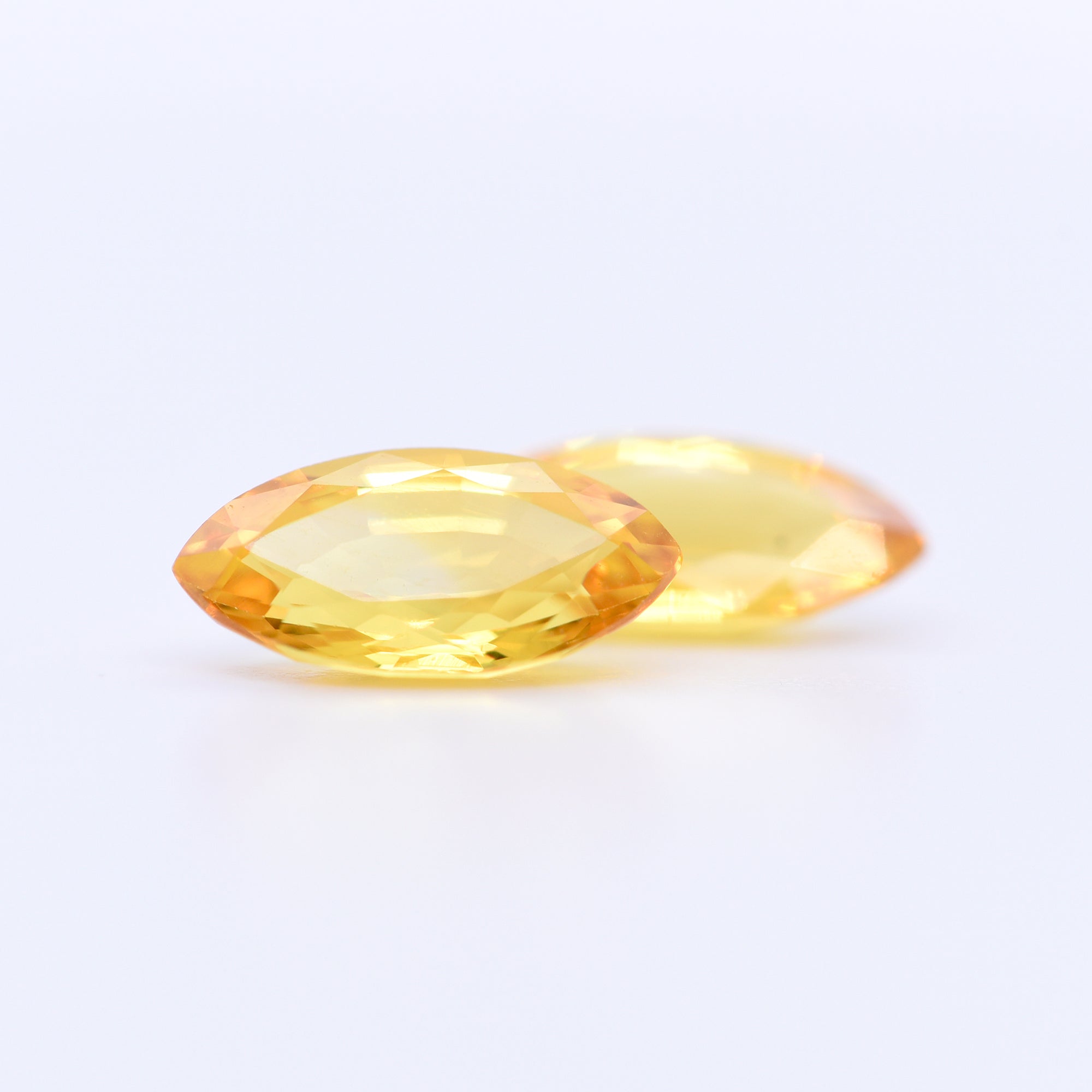 10x5 Marquise Faceted Yellow Sapphires