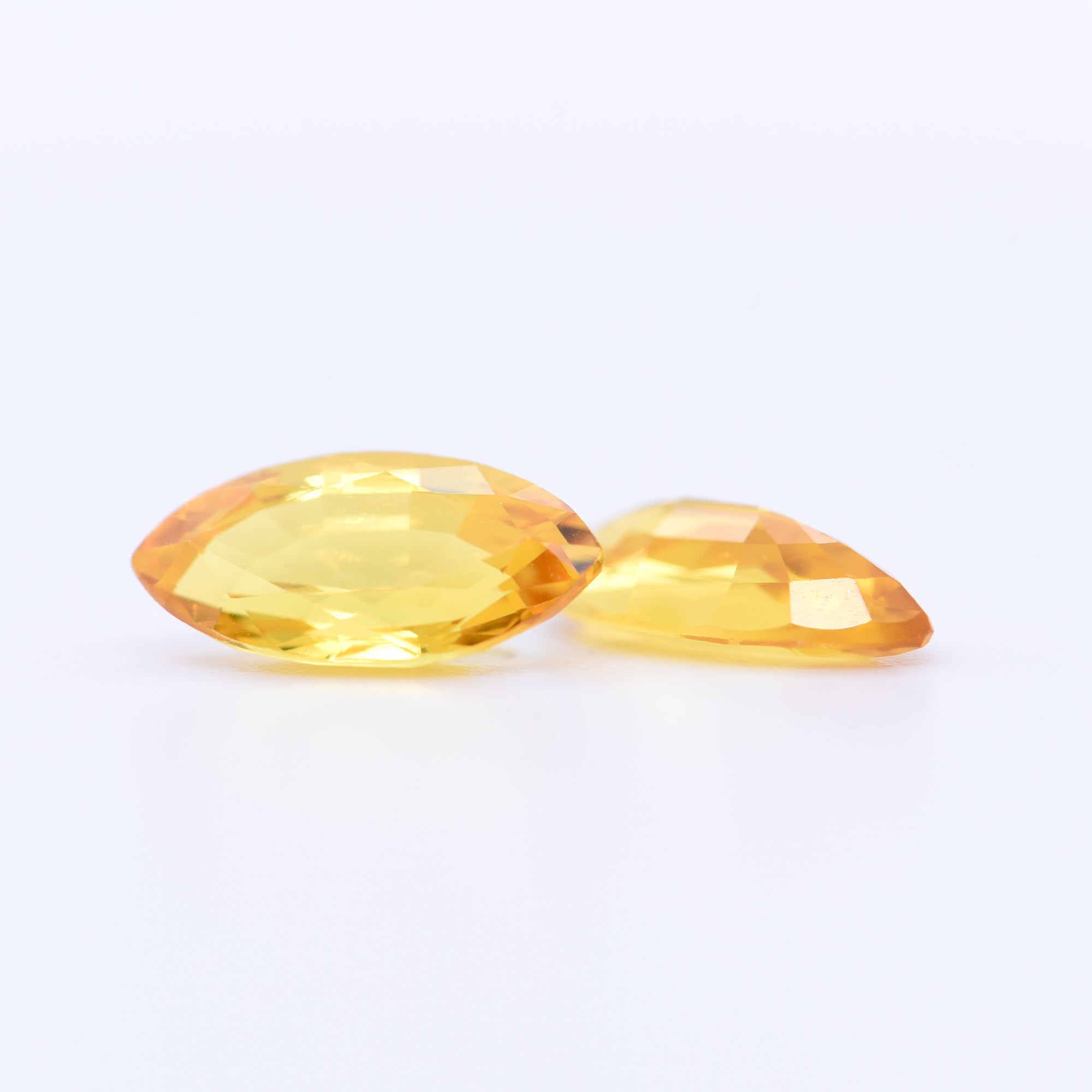 10x5 Marquise Faceted Yellow Sapphires